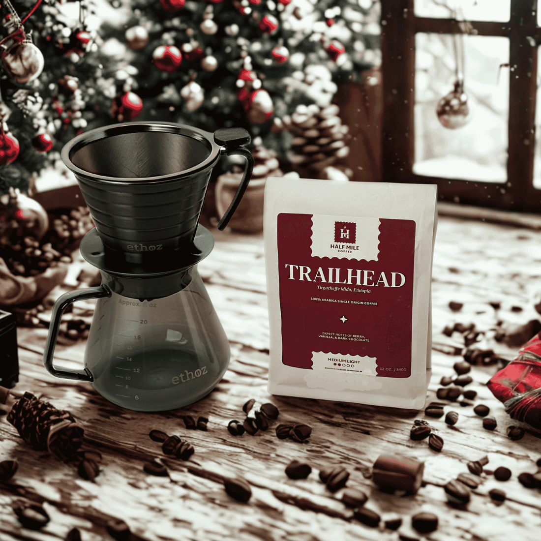 The Gather Set – Coffee Brewing & Serving Bundle with Brewer and Pitcher | Half Mile Coffee