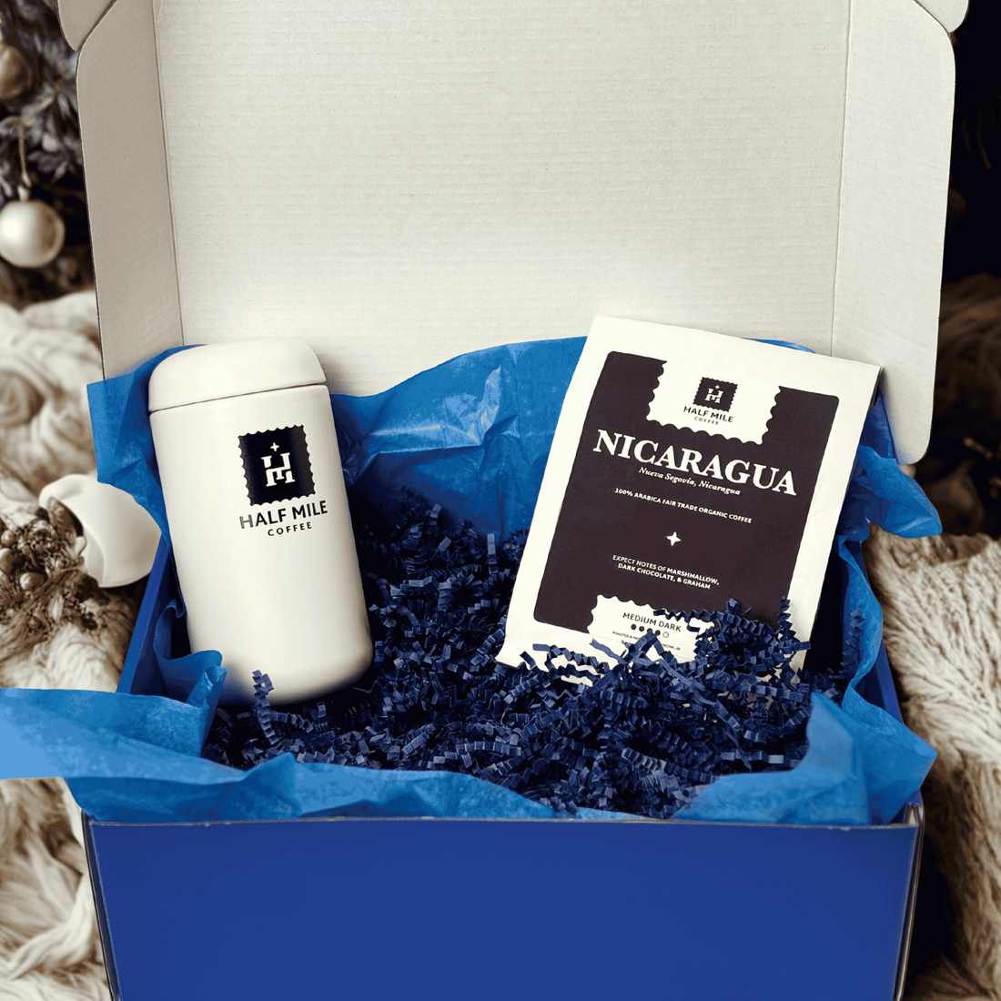 The Connection Box | Specialty Coffee Gift Set with Capsule Cup | Half Mile Coffee