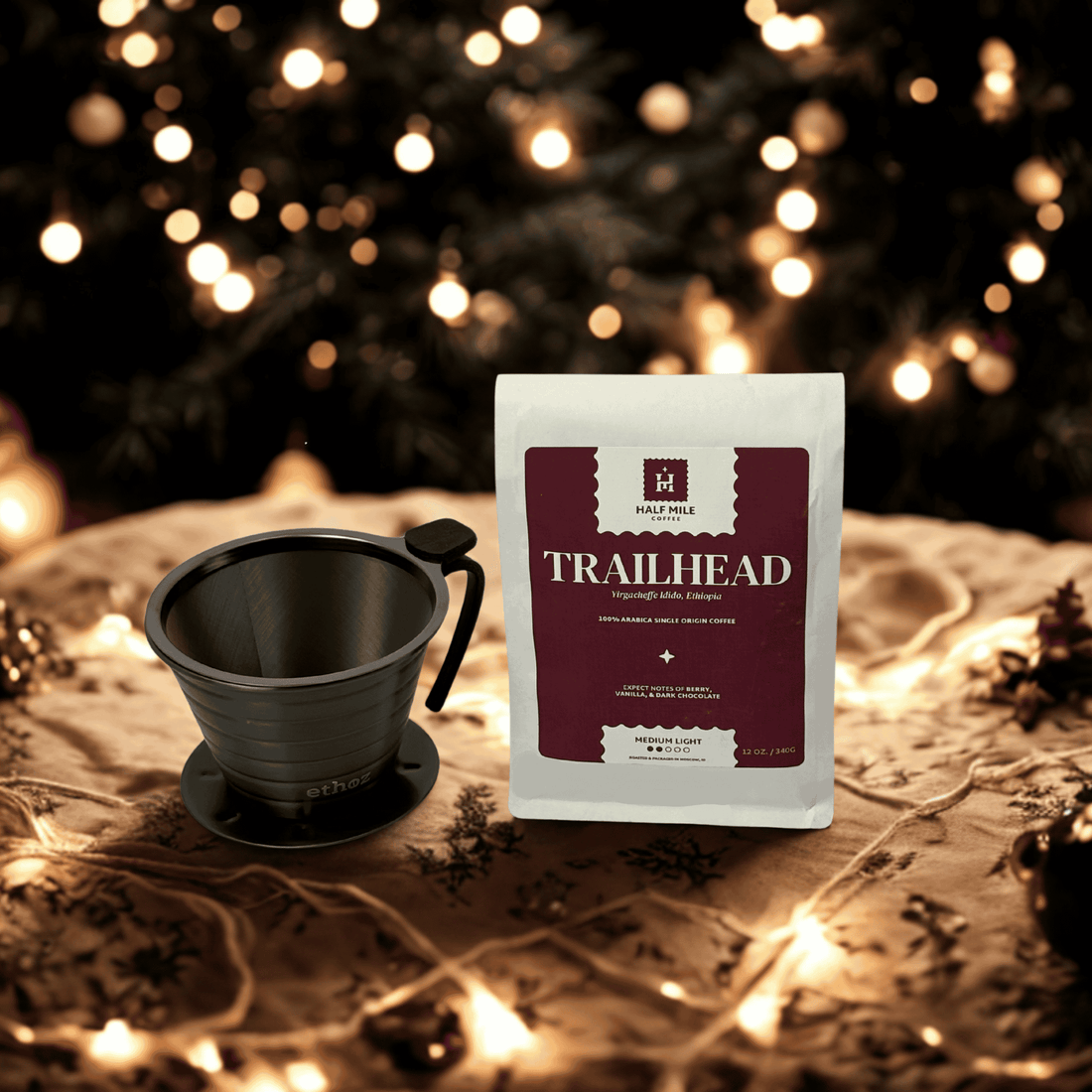 The Starter Kit – Specialty Coffee & Brewer Bundle for Home Brewing | Half Mile Coffee