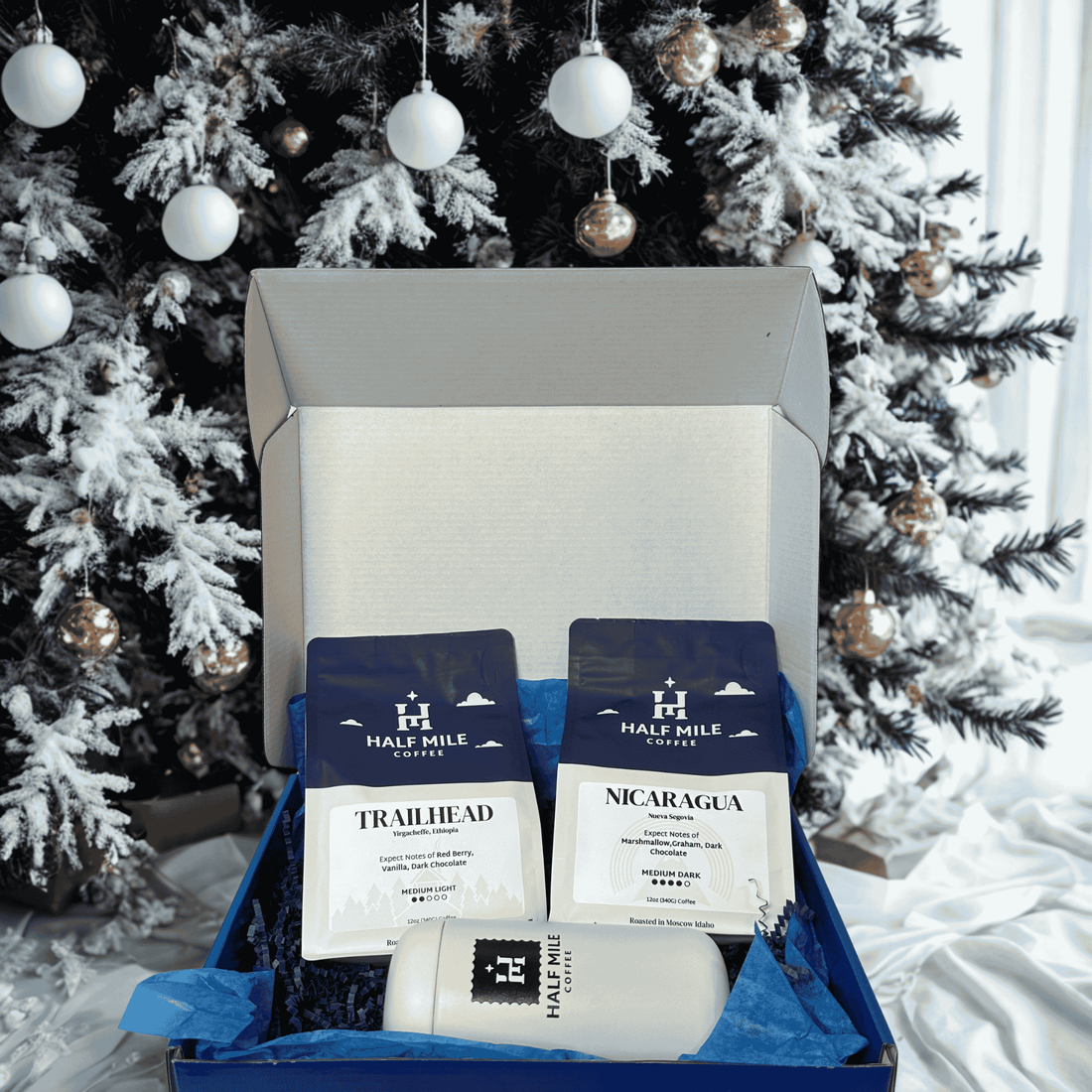 The Explorer Box – Dual-Origin Specialty Coffee Gift Set with Capsule Cup | Half Mile Coffee