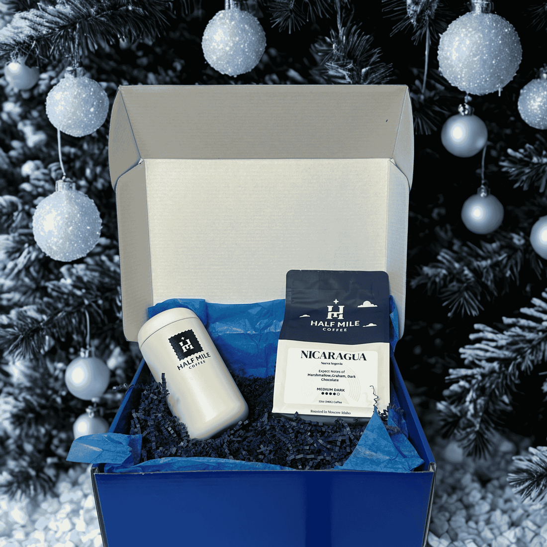 The Connection Box | Specialty Coffee Gift Set with Capsule Cup | Half Mile Coffee