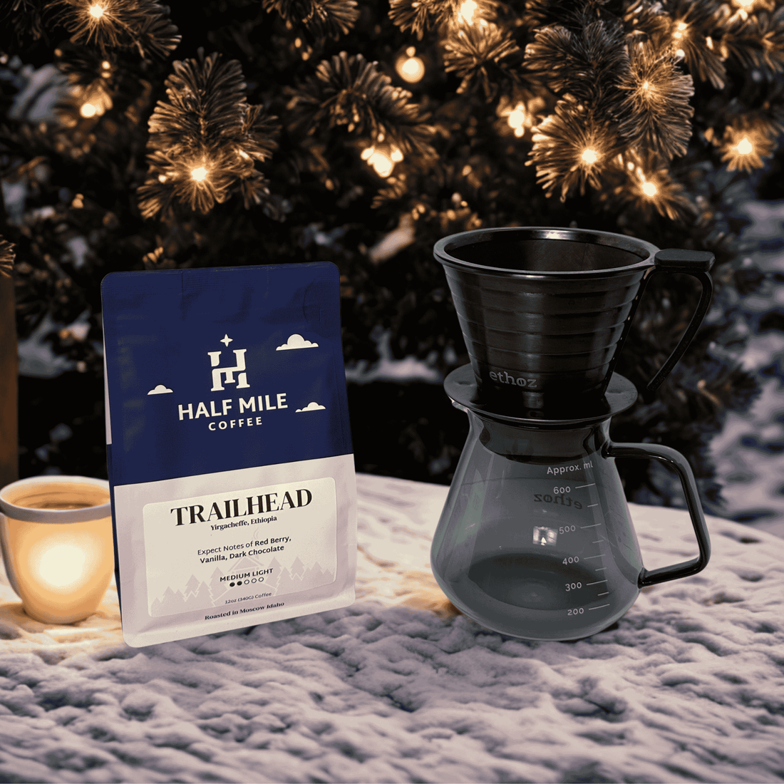 The Gather Set – Coffee Brewing & Serving Bundle with Brewer and Pitcher | Half Mile Coffee